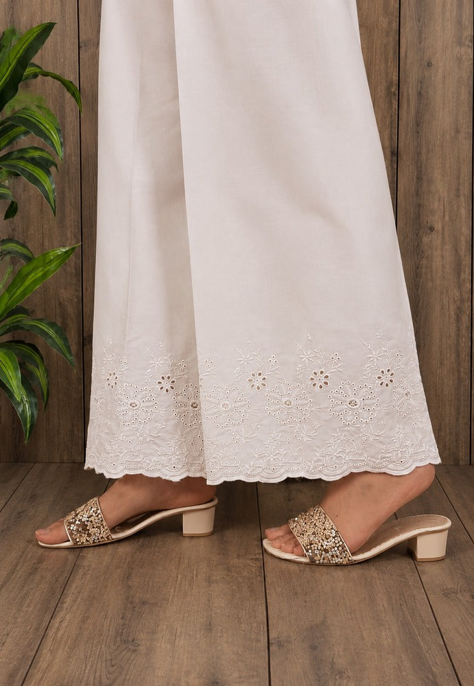 Embroided Cotton Palazo - ZT306