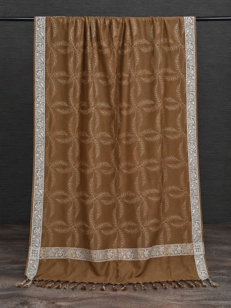 Embroided Winter Shawl - Large - ZSH03