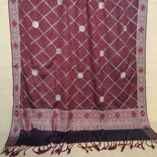 embroided winter shawl large warm