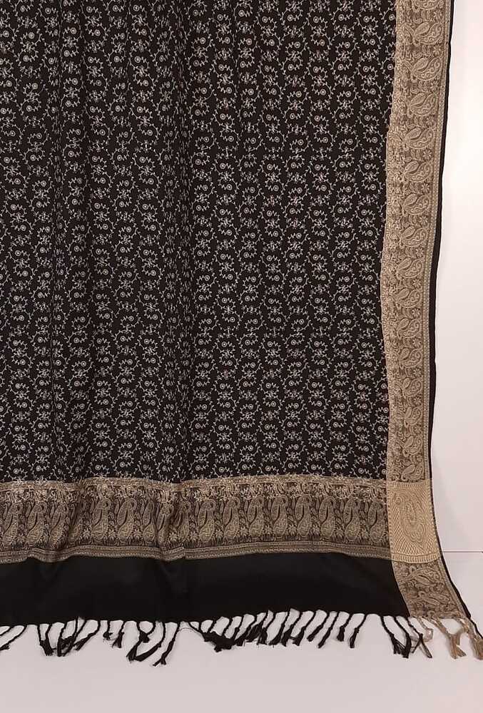 Embroided Winter Shawl - Large - ZSH28