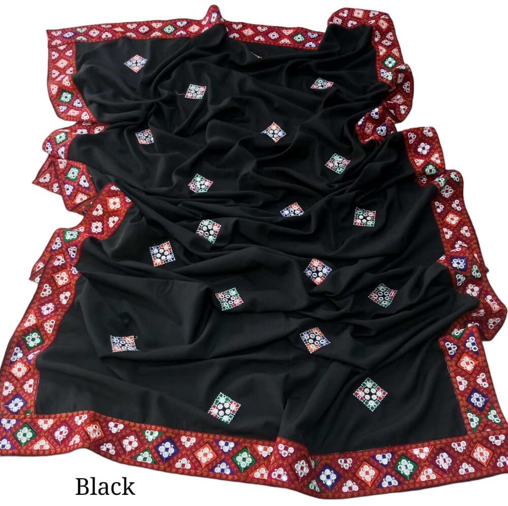 Embroided Swiss Lawn Chaddar Summer Shawl - SH20