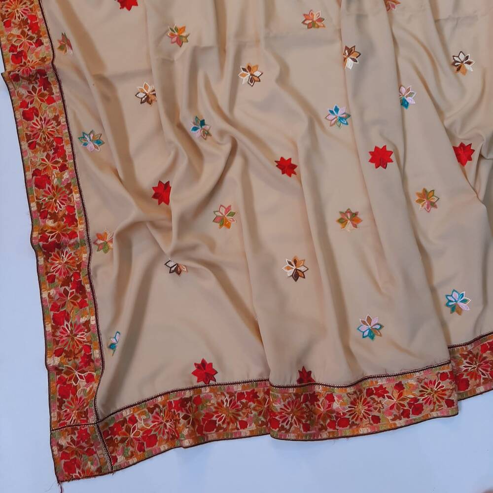 Embroided Swiss Lawn Chaddar Summer Shawl - SH10