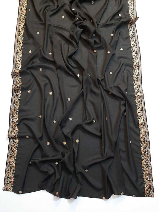 Embroided Swiss Lawn Chaddar Summer Shawl - SH132
