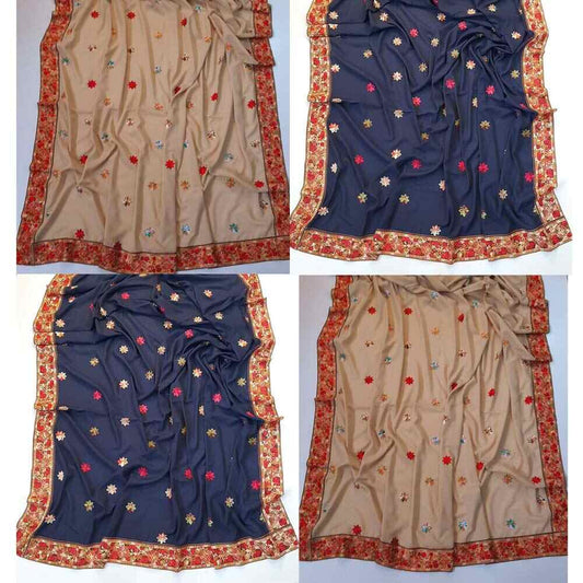 Embroided Swiss Lawn Chaddar Summer Shawl - SH10