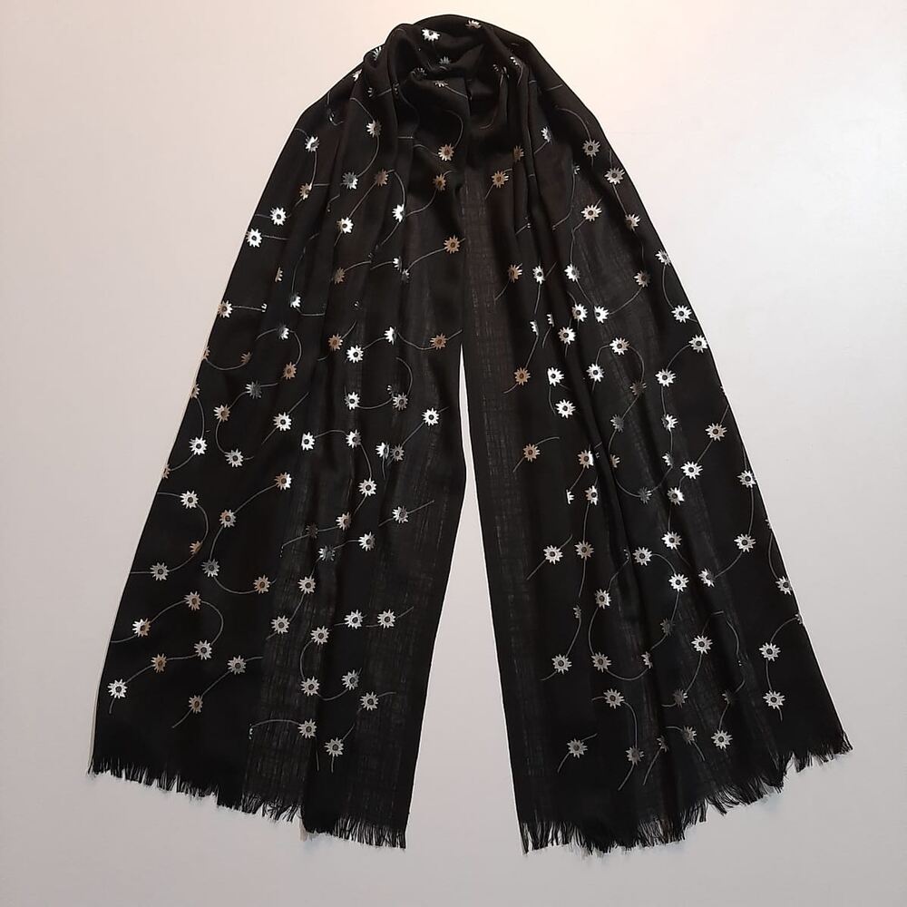 Foil print stole – ZSC05