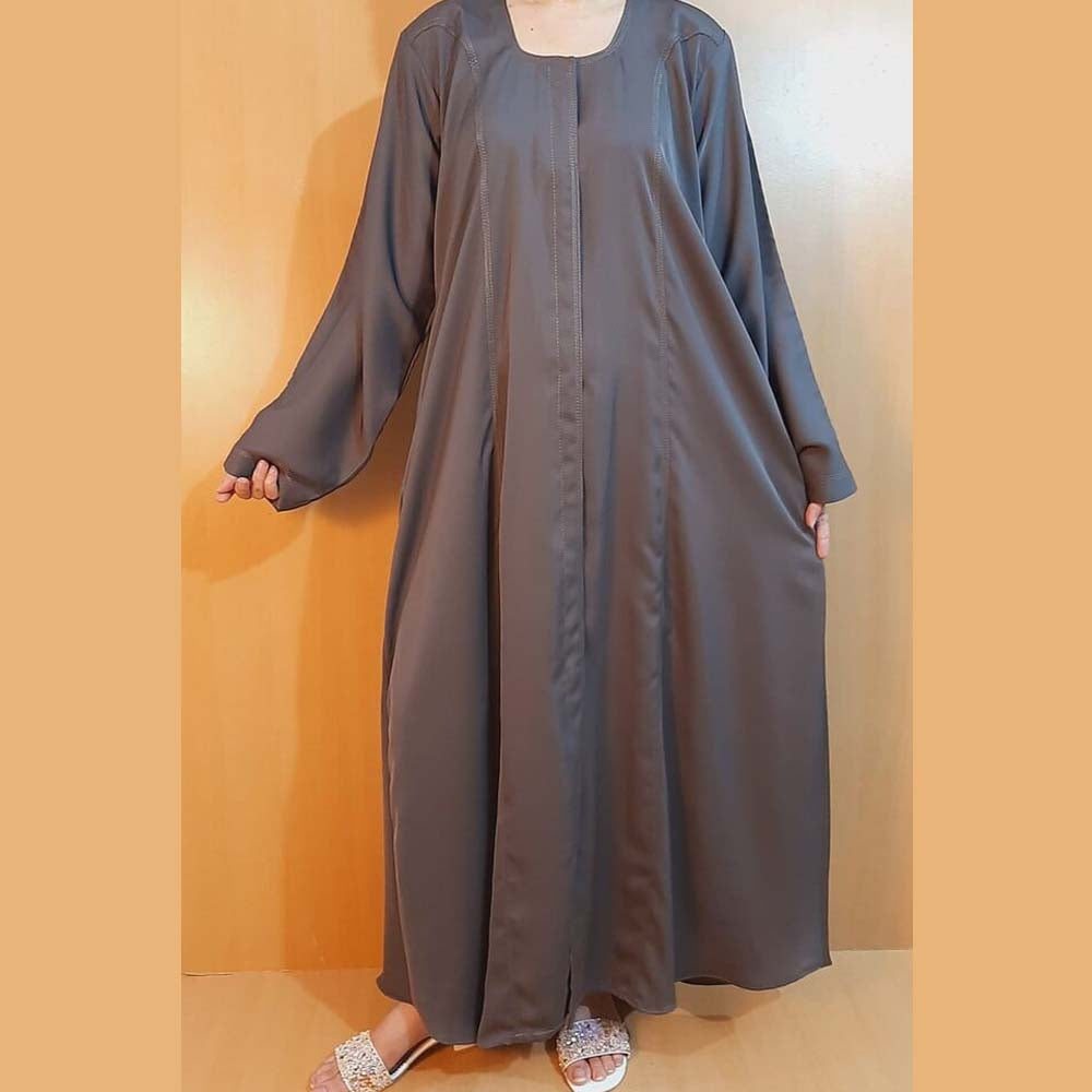 Front Open Nidah Abaya - ZA155