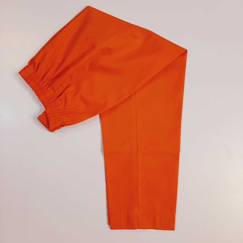 Orange trouser pant for girl kids