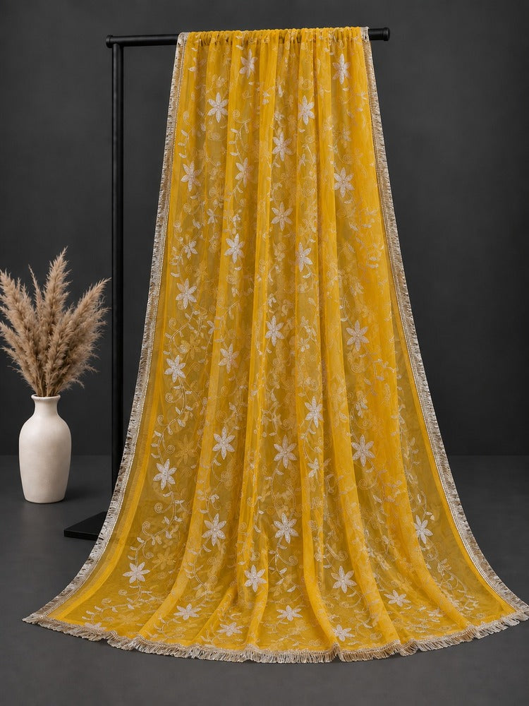 Gota Work Dupatta - Net - ZD0A2