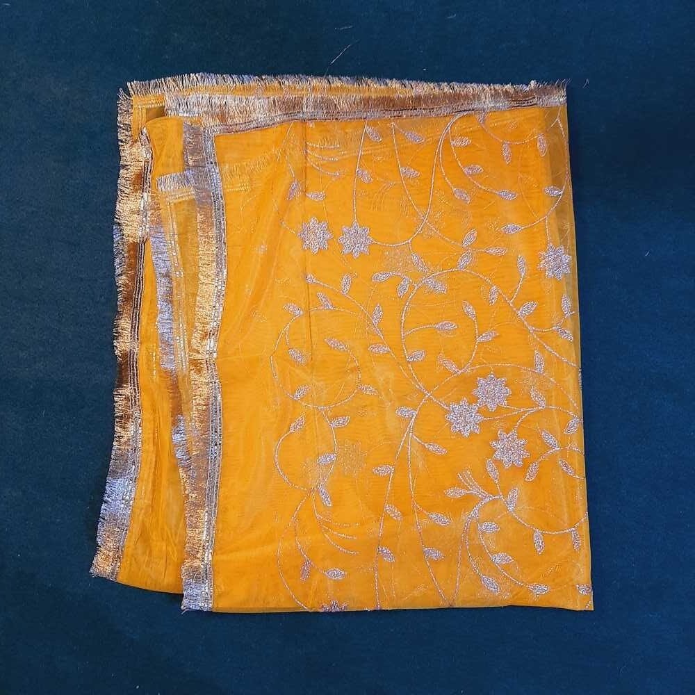 Gota Work Net Dupatta For Wedding Party - ZD1237