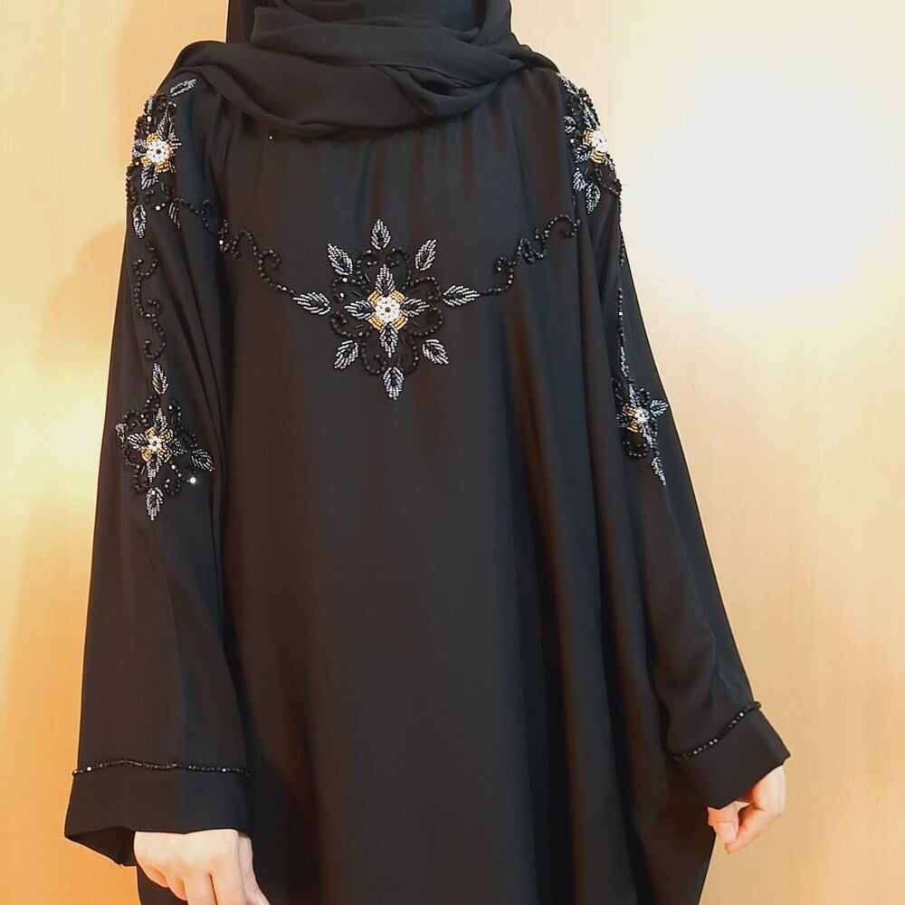 Hand Work Baggy Abaya - ZA149