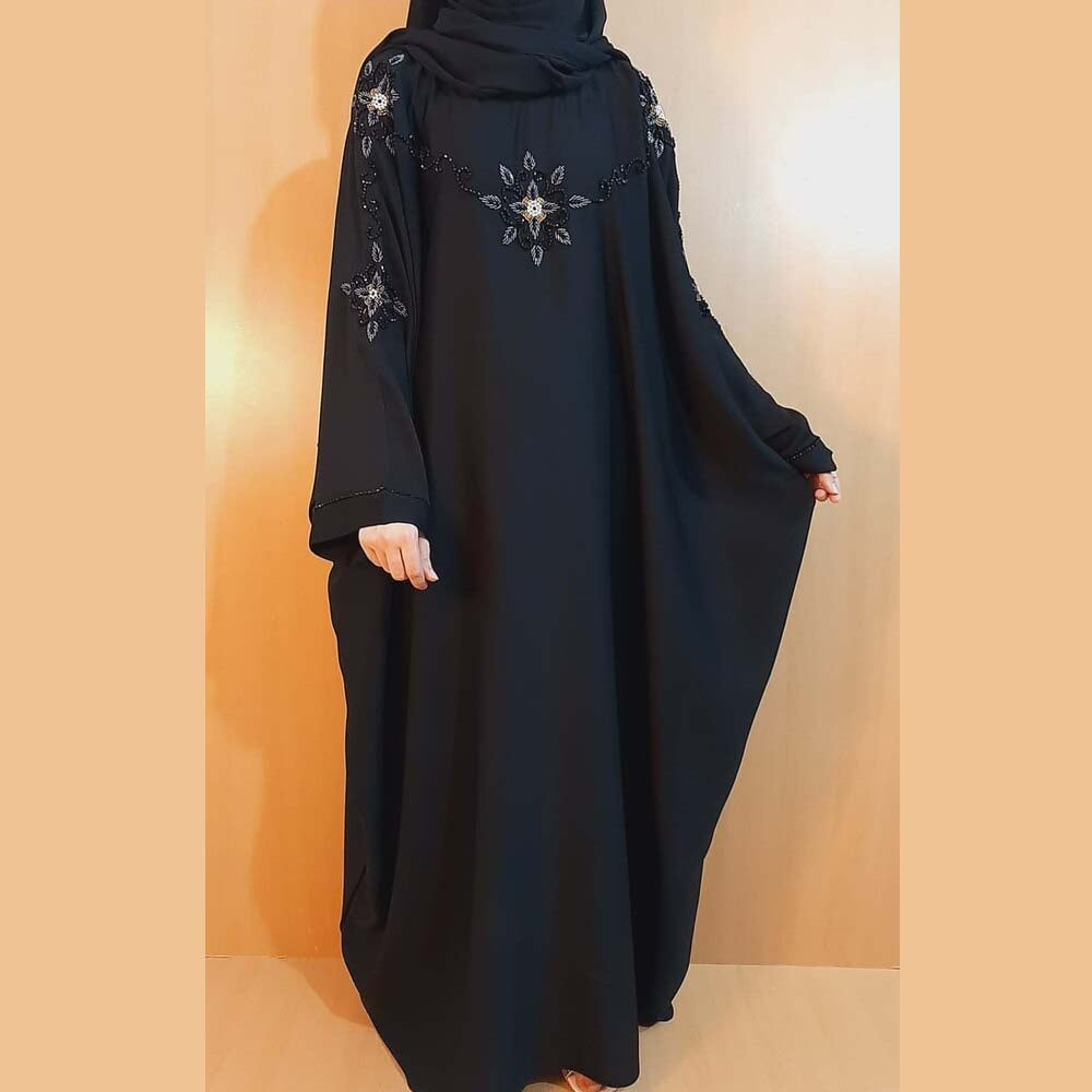 Hand Work Baggy Abaya - ZA149