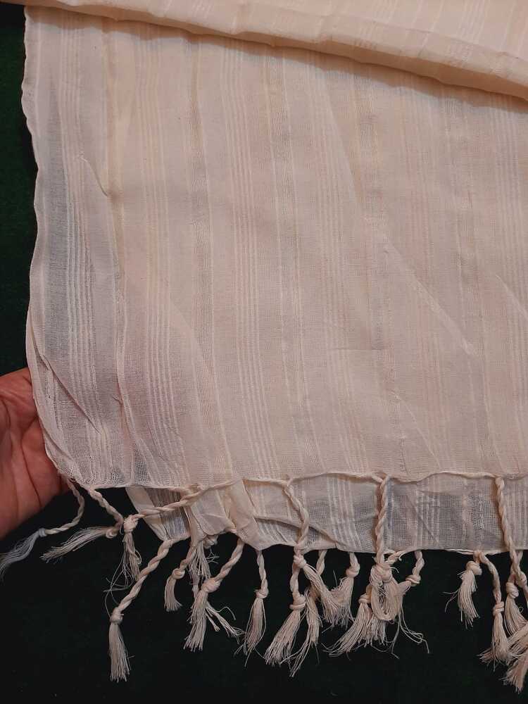 Khaadi Net dupatta - Dyeable - ZD604