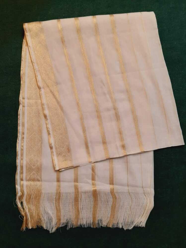 Khaadi Net Gold Zari Dyeable Dupatta - ZD28