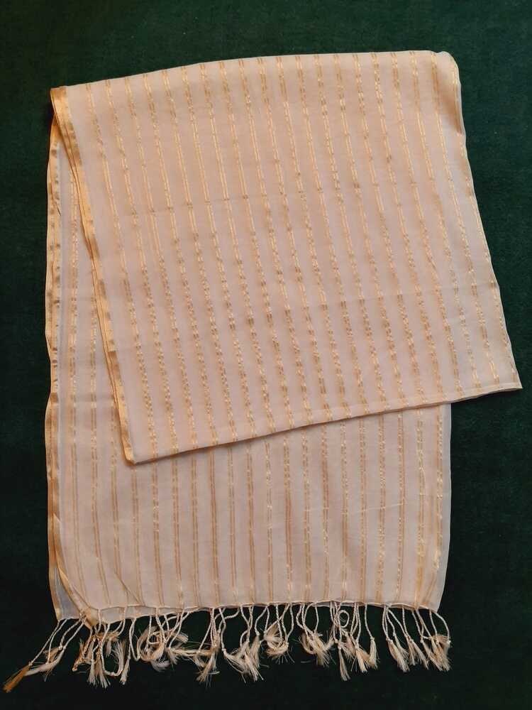 Khaadi Net Gold Zari Dyeable Dupatta