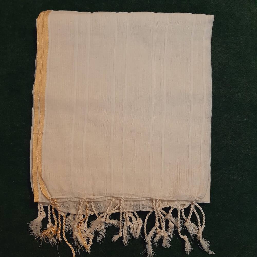 Khaadi Net Gold Zari Dyeable Dupatta