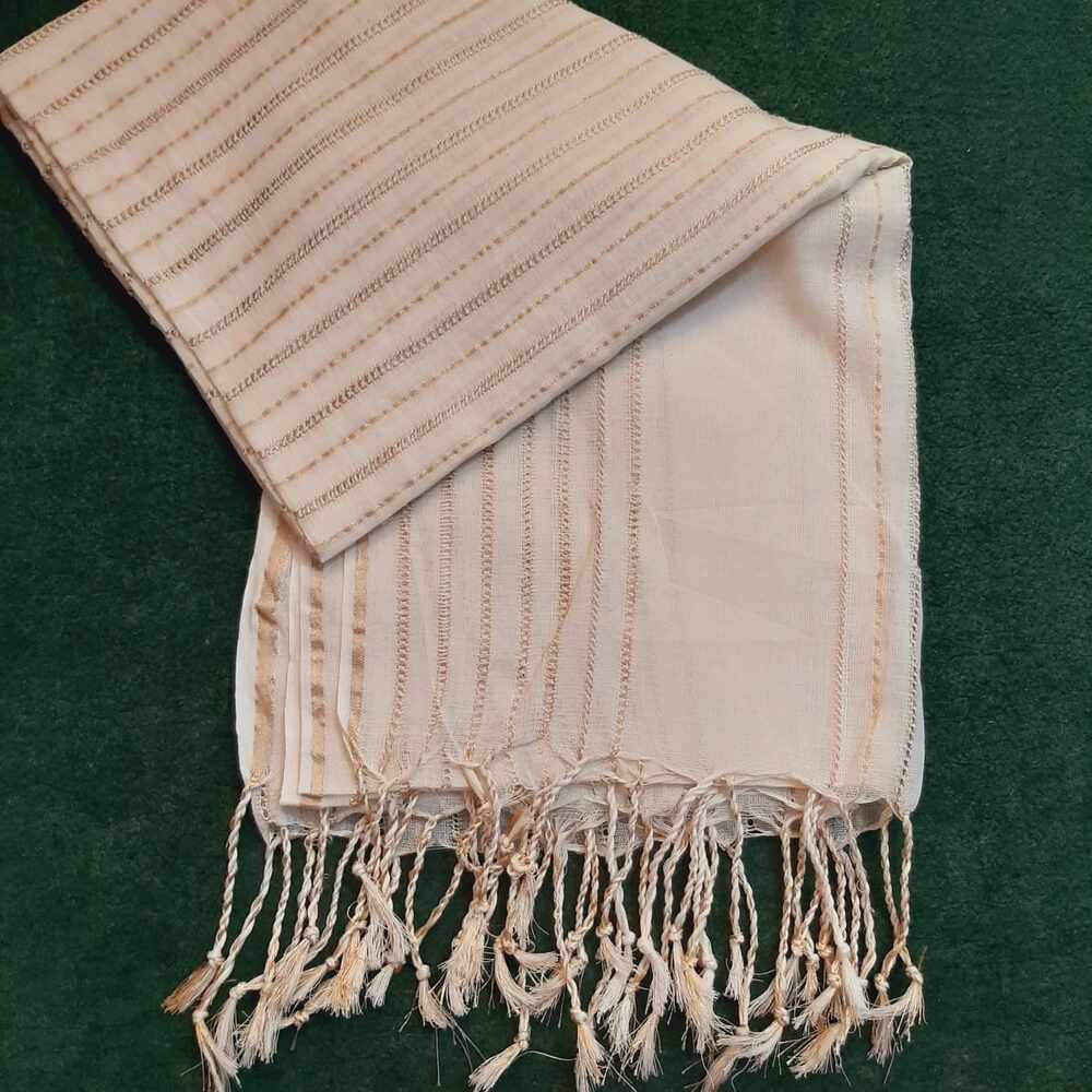 Khaadi Net Gold Zari Dyeable Dupatta