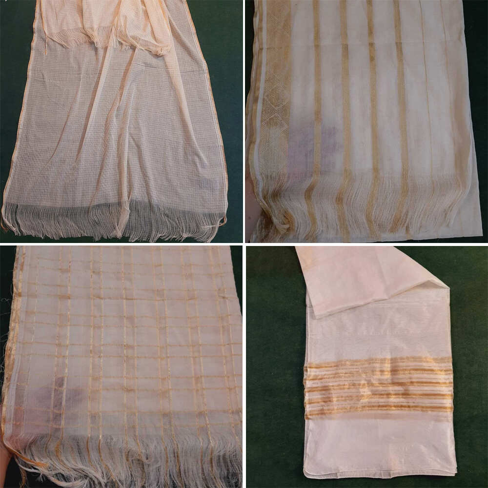 Khaadi Net Gold Zari Dyeable Dupatta