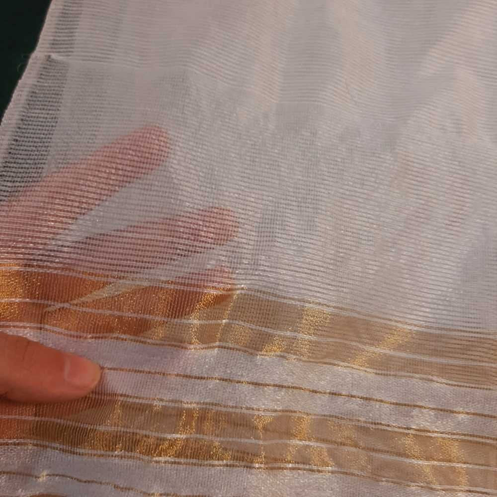 Khaadi Net Gold Zari Dyeable Dupatta
