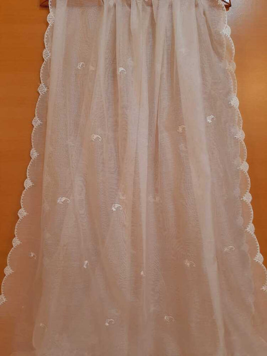 Khaadi Net Dupatta - White - ZD408