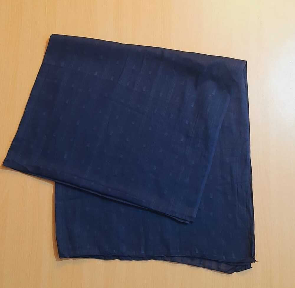 Lawn Brochia Dupatta - Navy - ZD1122