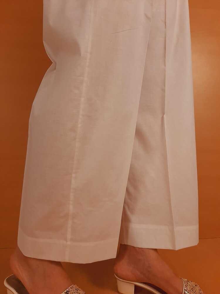 Lawn Culottes - White - ZT210