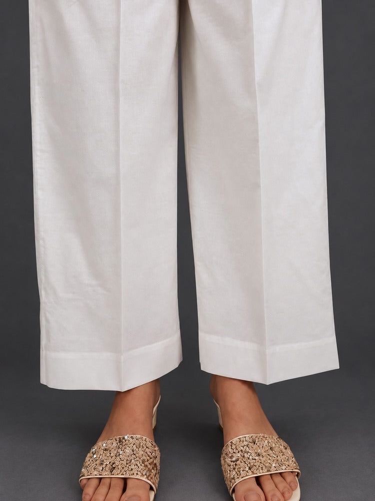 Lawn Culottes - White - ZT210