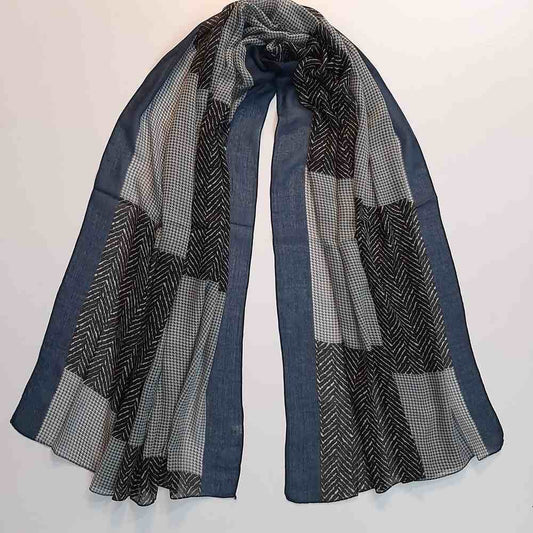 Printed Lawn Scarf Stole – 180 x 80 Cm – Multi – ZSC127