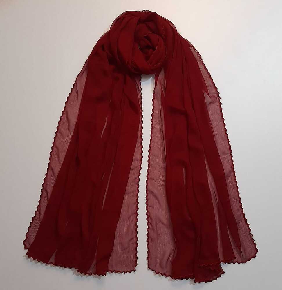 Qureshia Work Chiffon Dupatta - ZD60