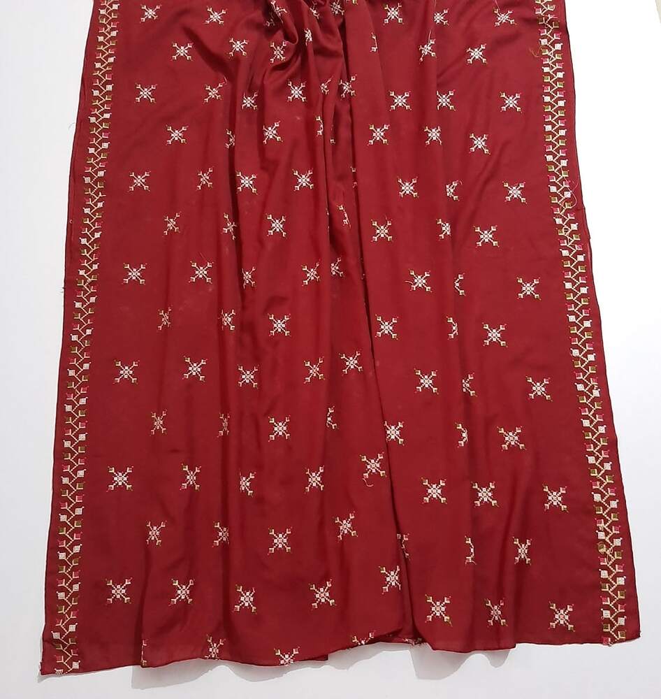 Embroided Swiss Lawn Summer Shawl - SH143