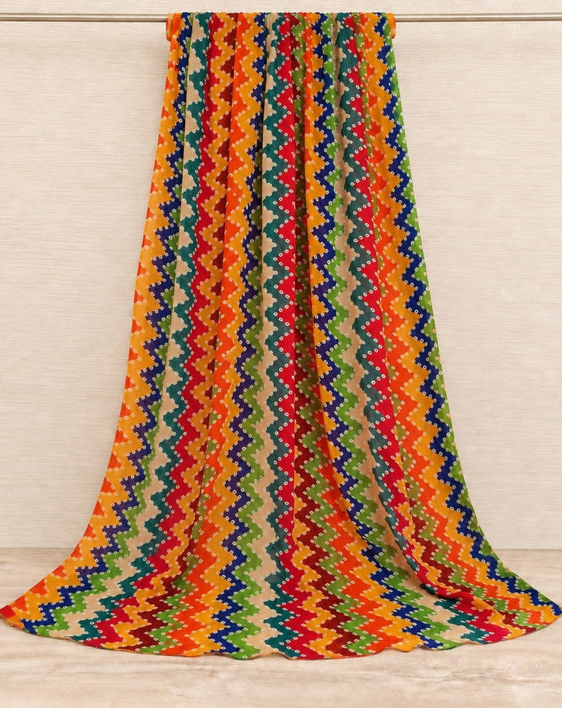 Multi Chiffon Dupatta - ZD107
