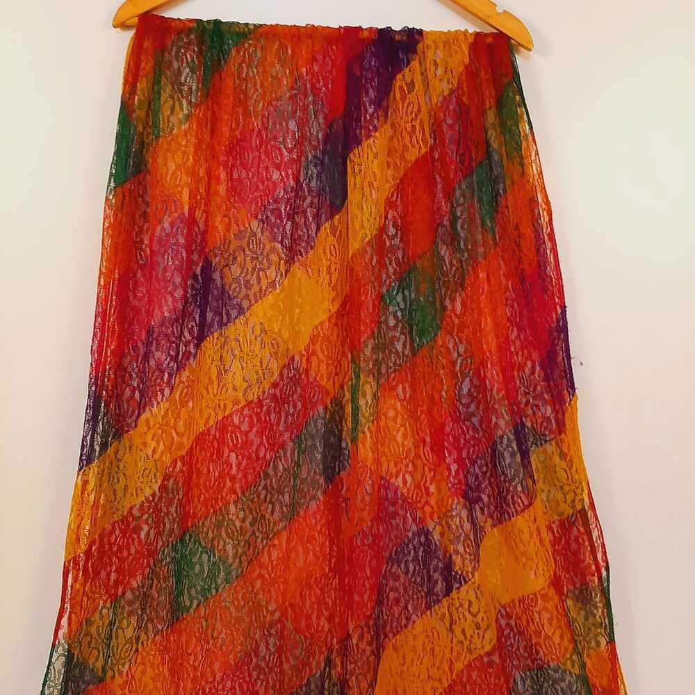Multi Net Dupatta - ZD237