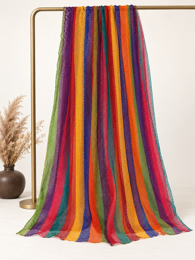 Multi Net Dupatta - ZD238