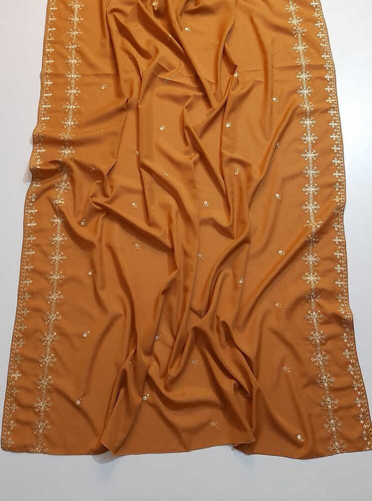 Embroided Swiss Lawn Chaddar Summer Shawl - SH21