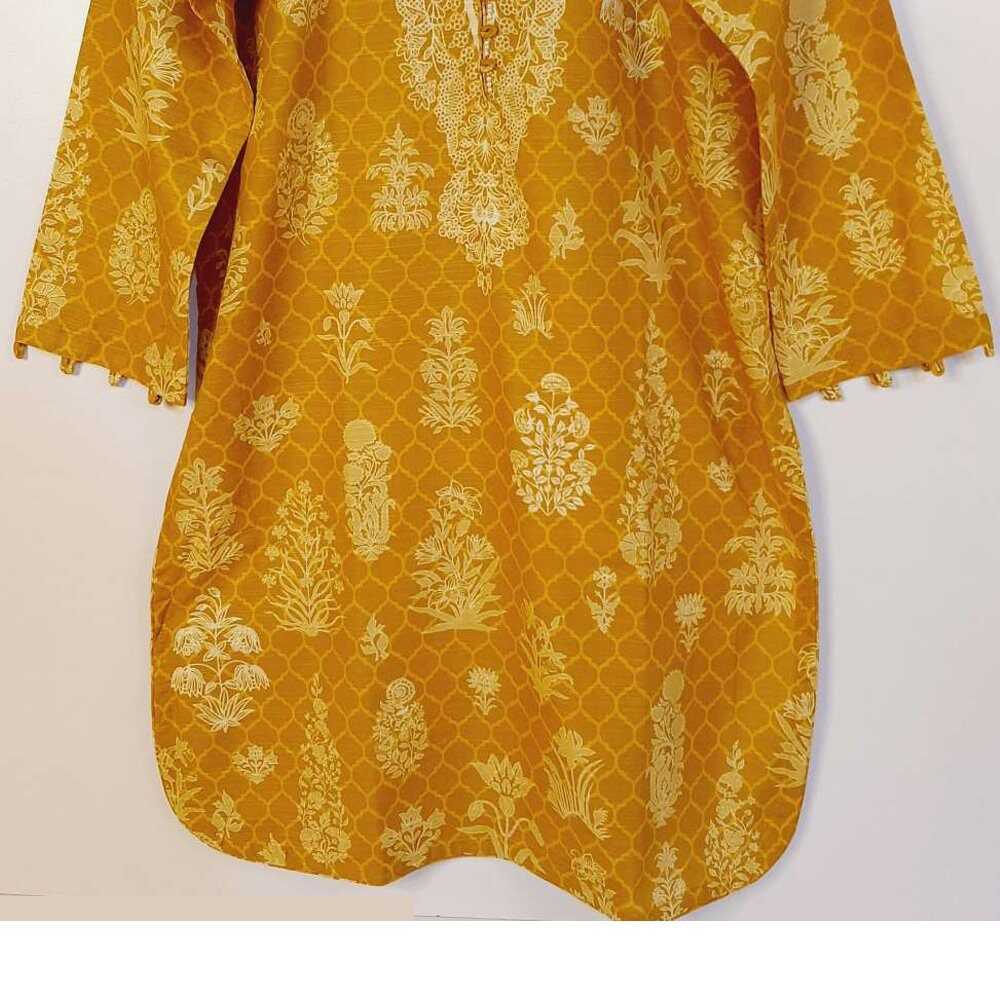 mustard winter wear kurta