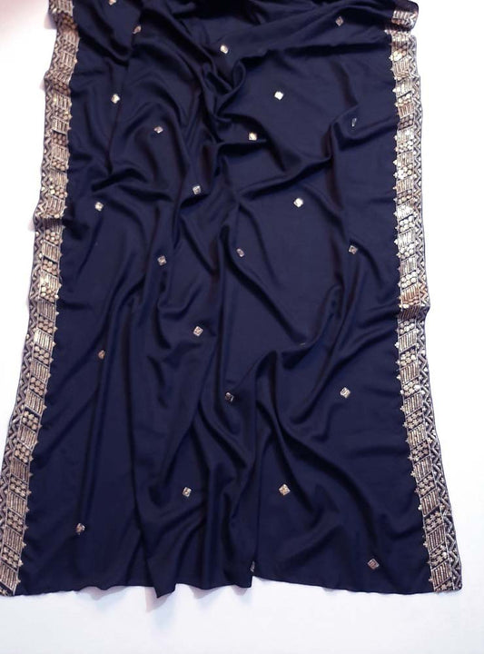 Embroided Swiss Lawn Chaddar Summer Shawl - SH28