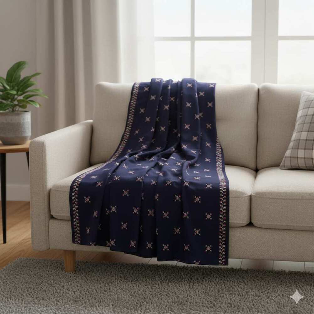 Embroided Swiss Lawn Summer Shawl - SH143