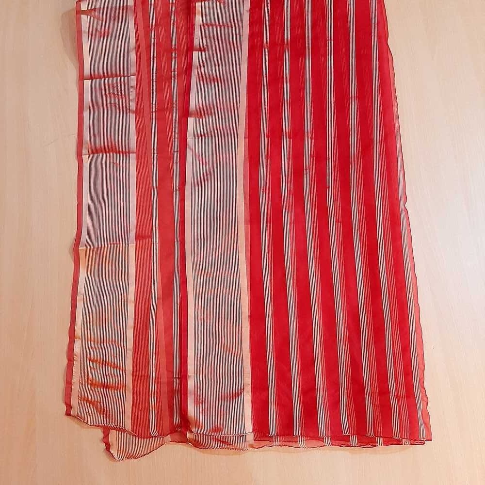 Organza Zari Dupatta - ZD816