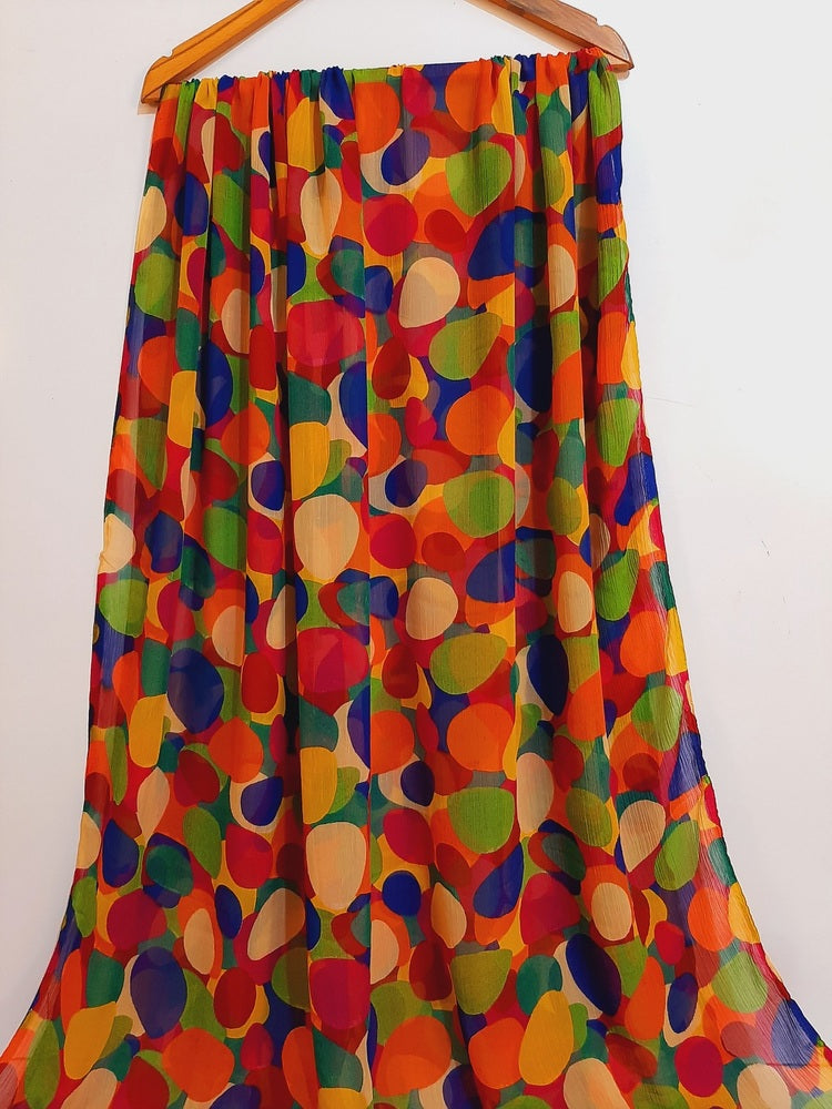 Printed Chiffon Dupatta - Multi - ZD1093