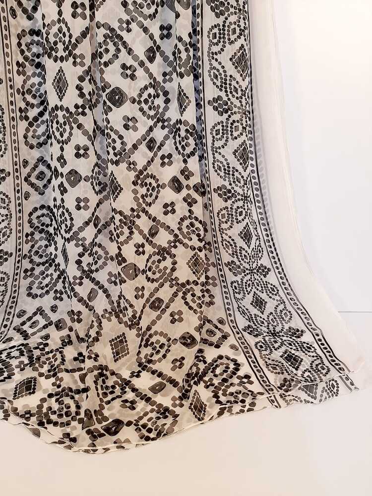 Printed Chiffon Dupatta - ZD1095