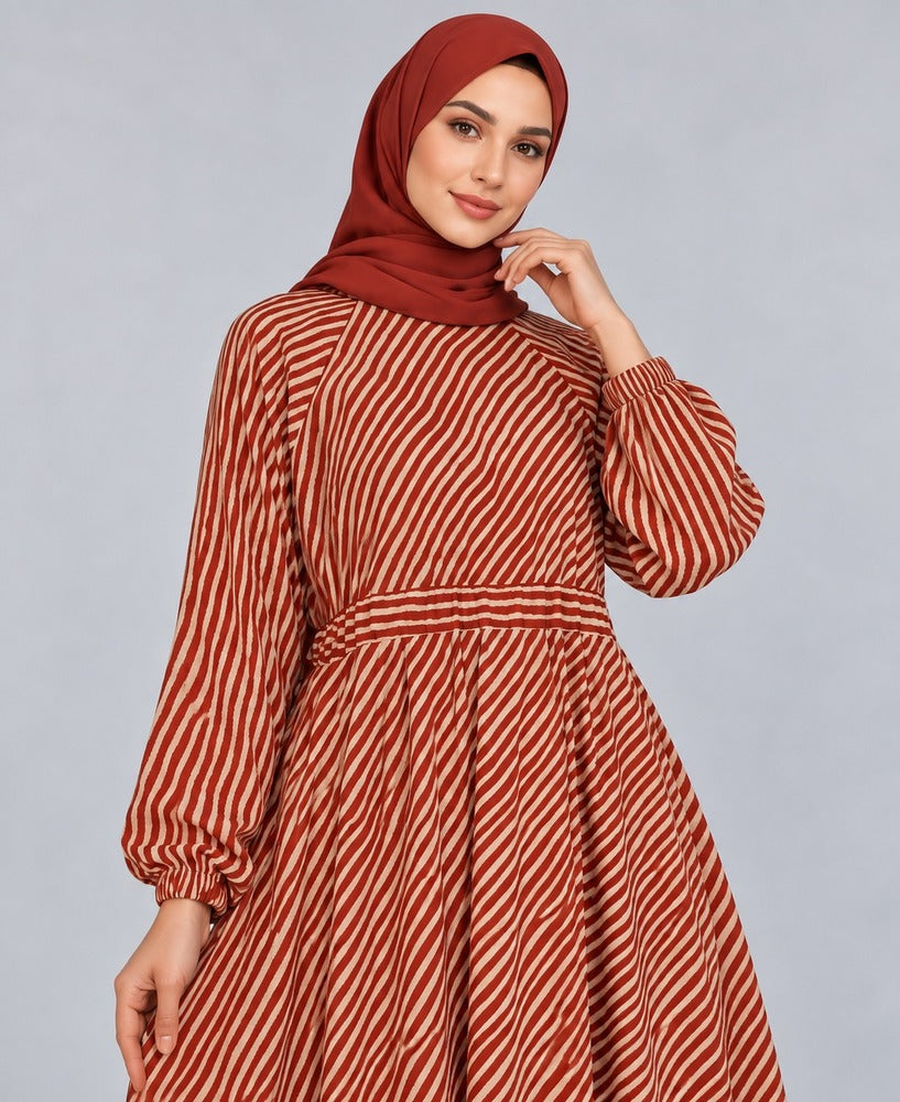 Printed - Georgette - Abaya - BGA215