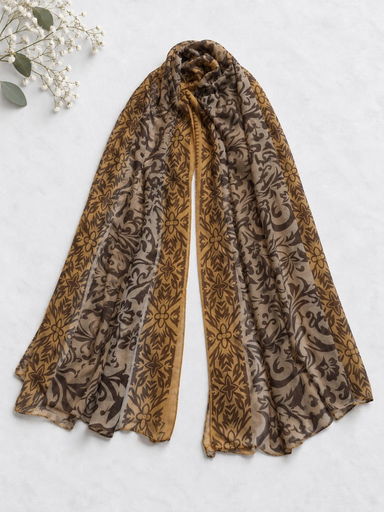 Printed Lawn Scarf Stole – ZSC01