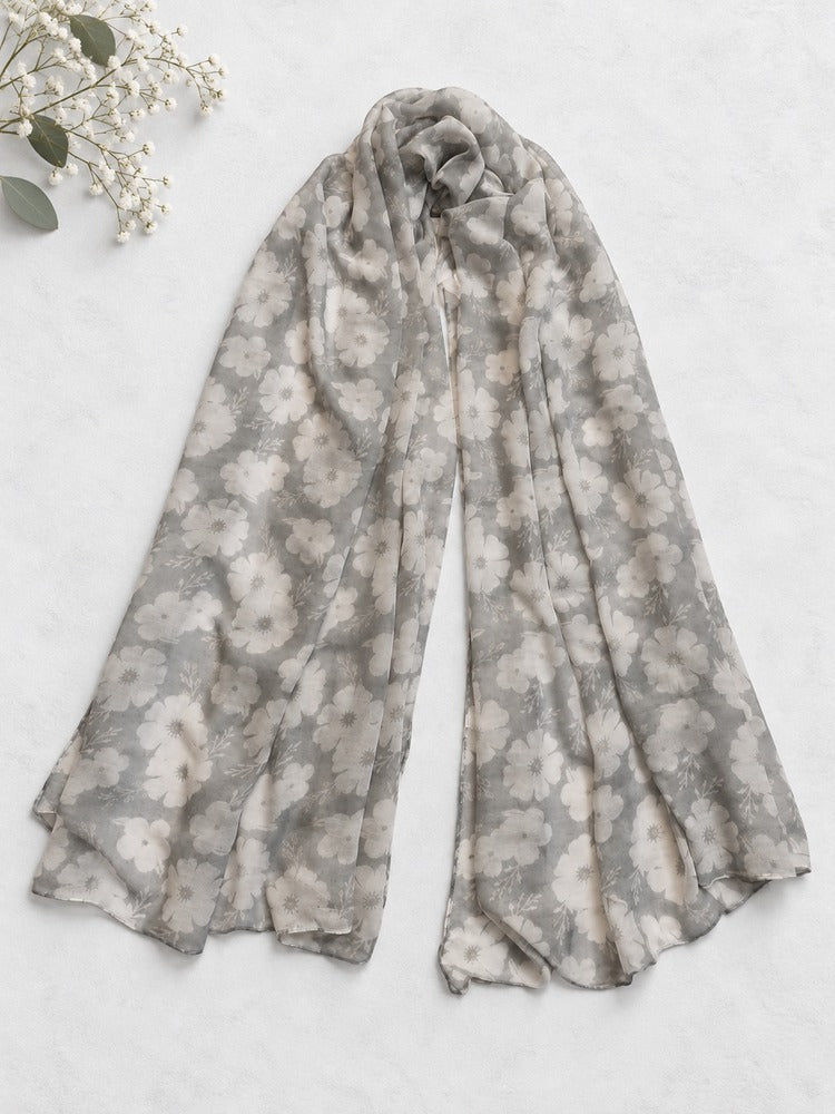 Printed Lawn Scarf Stole – ZSC09