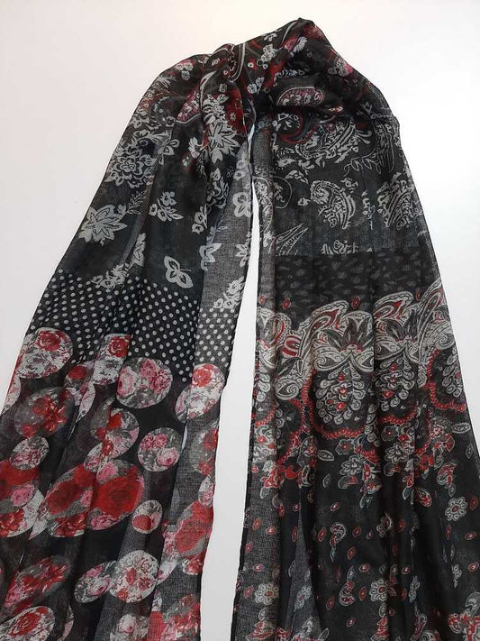 Printed Lawn Scarf Stole – ZSC12
