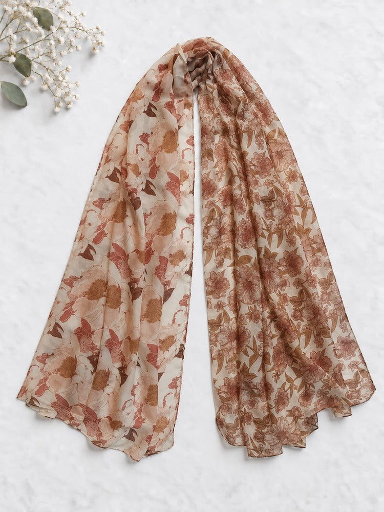 Printed Lawn Scarf Stole – ZSC25