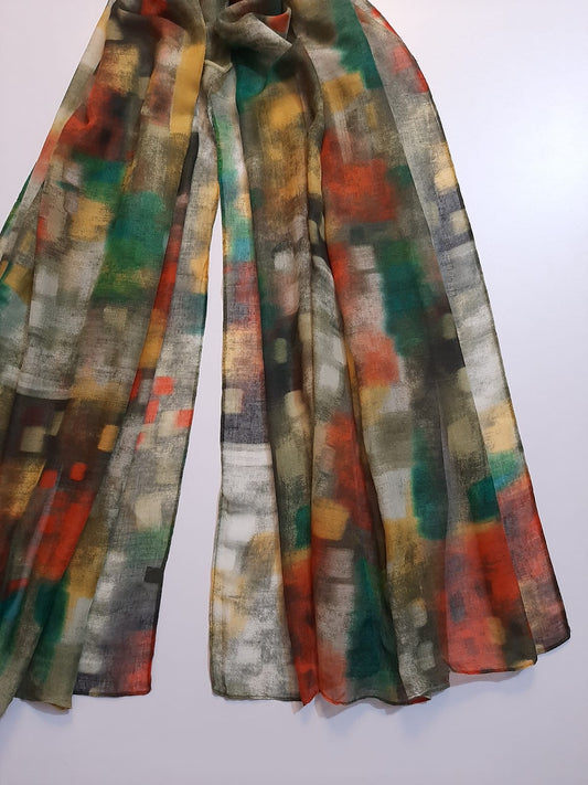 Printed Lawn Scarf Stole – ZSC26