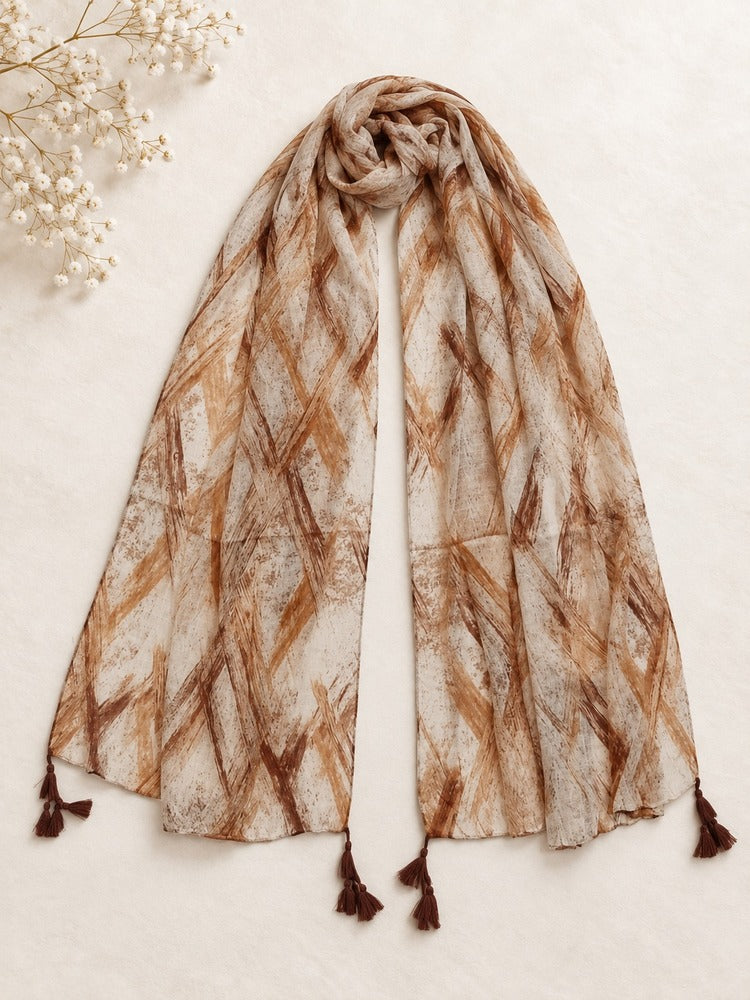 Printed Lawn Stole – ZSC24C