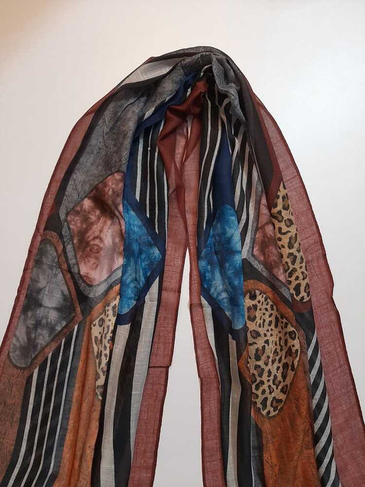 Printed Lawn Stole – ZSC33