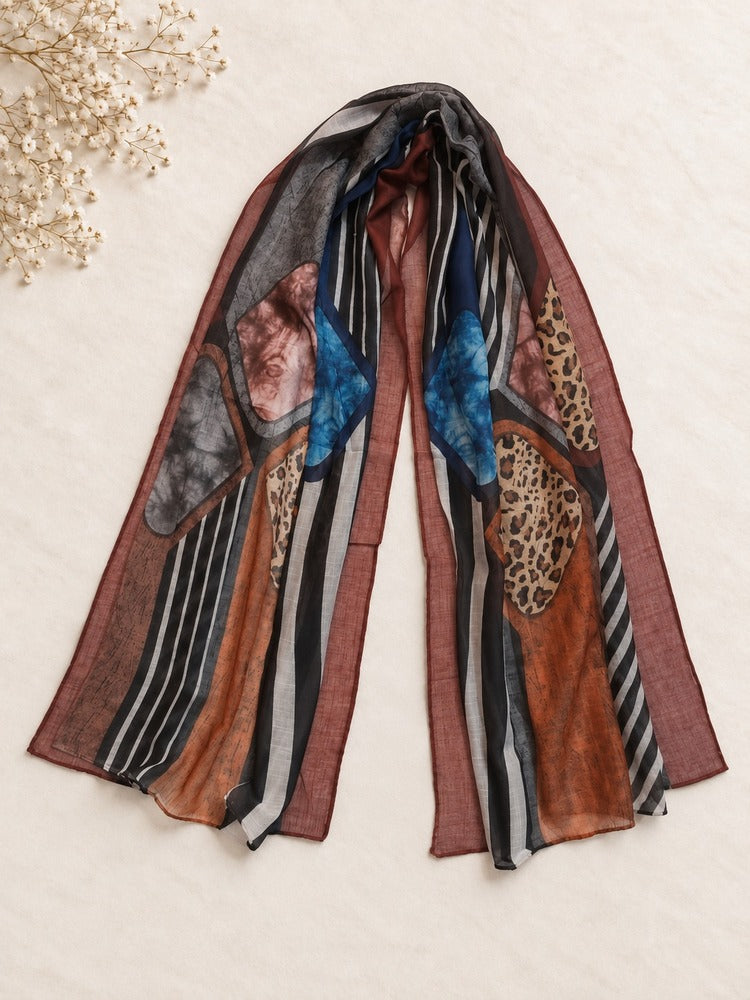Printed Lawn Stole – ZSC33