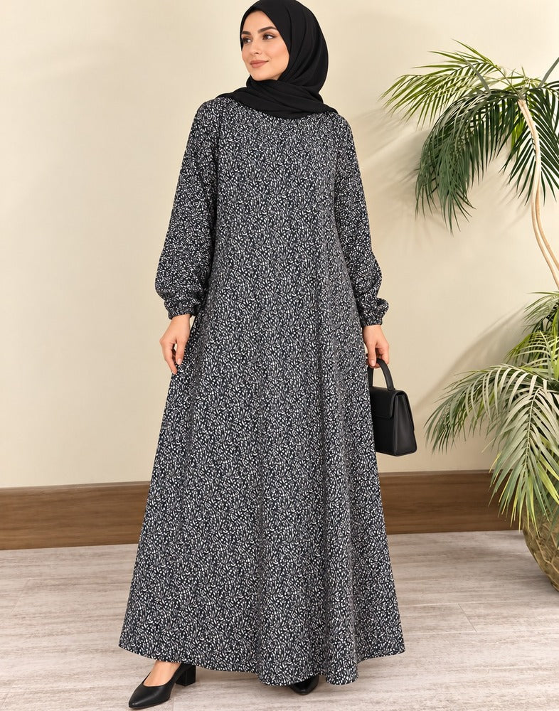 Printed - Maxi Abaya - ZA15