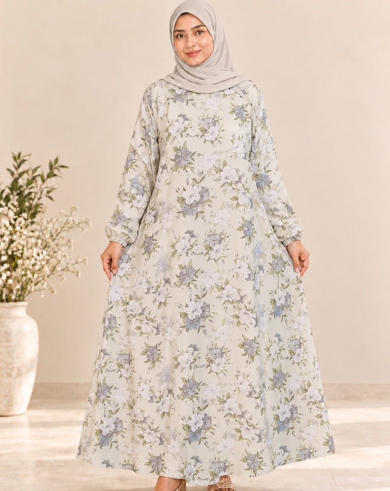 Printed - Maxi Style - Nidah Abaya - BGA228
